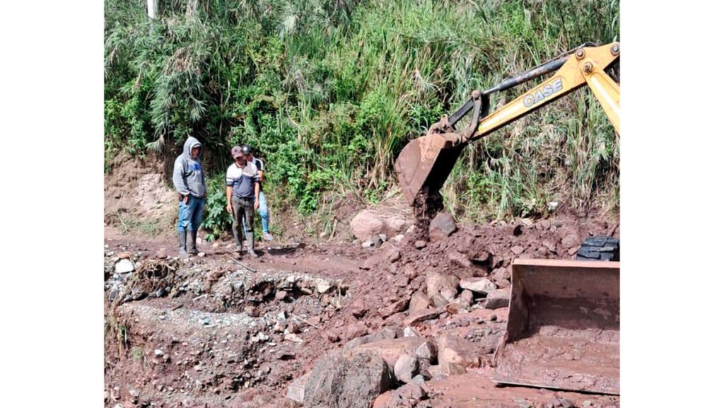 Trabajos en la Vía Larga Ancuya Sandoná