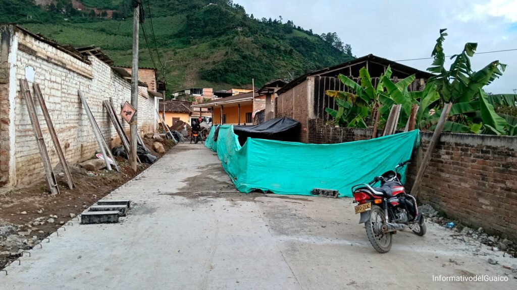 Vía al barrio Porvenir