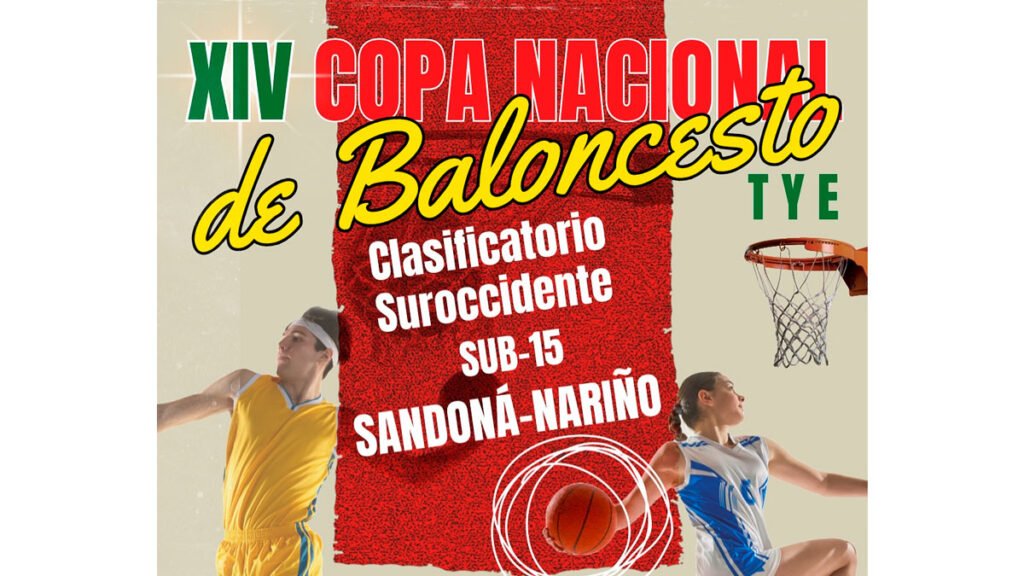 XIV Copa Nacional de Baloncesto infantil en Sandoná