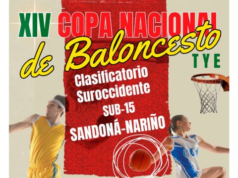 XIV Copa Nacional de Baloncesto infantil en Sandoná