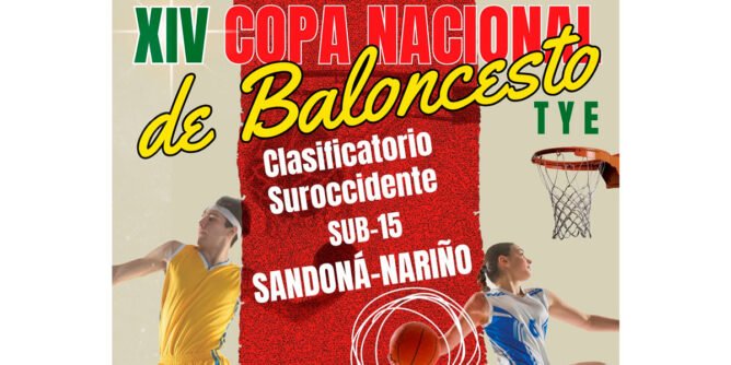 XIV Copa Nacional de Baloncesto infantil en Sandoná