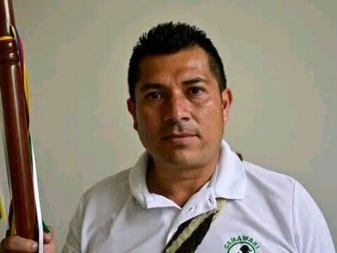 Aurelio Araujo Hernández, líder de la comunidad Awá
