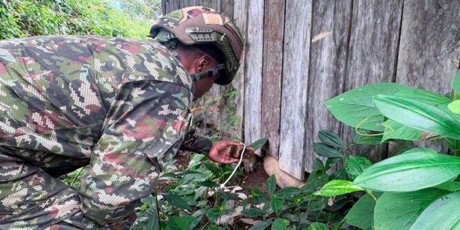 Ejército desactiva artefacto explosivo en Santa Bárbara de Iscuandé