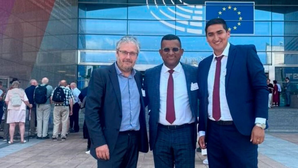 Gobernador de Nariño en el Parlamento Europeo