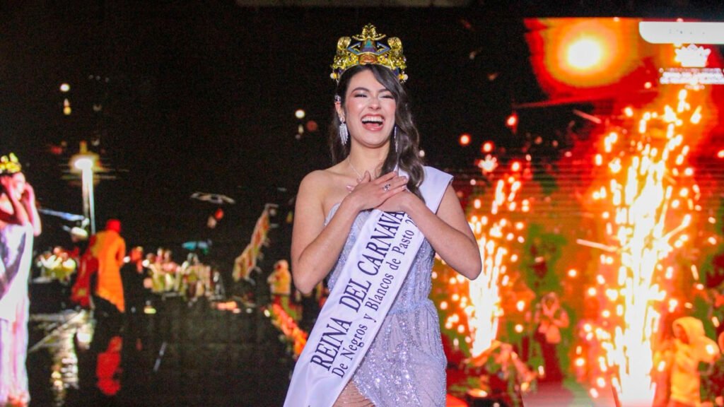 Laura Sofía Apráez, reina del carnaval de Pasto 2026