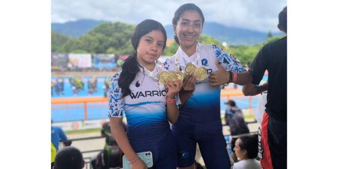 Patinadoras del club Warrior de Pasto