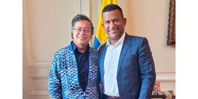 Presidente Petro y gobernador Escobar