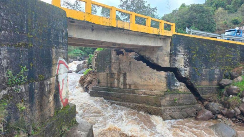 Colapso del Puente Negro en Santiago, Putumayo