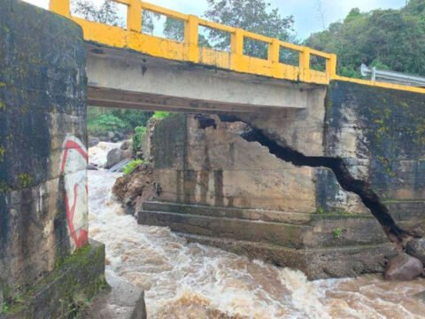 Colapso del Puente Negro en Santiago, Putumayo