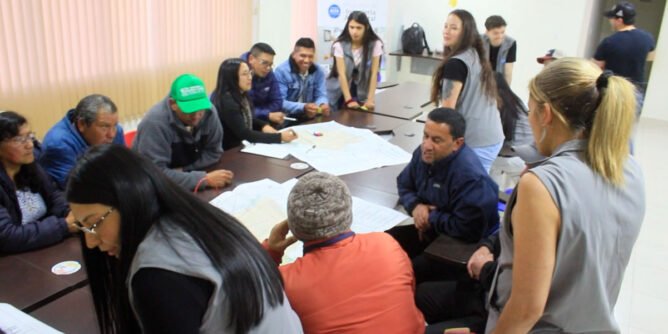 Taller con líderes de municipios de Paja Blanca