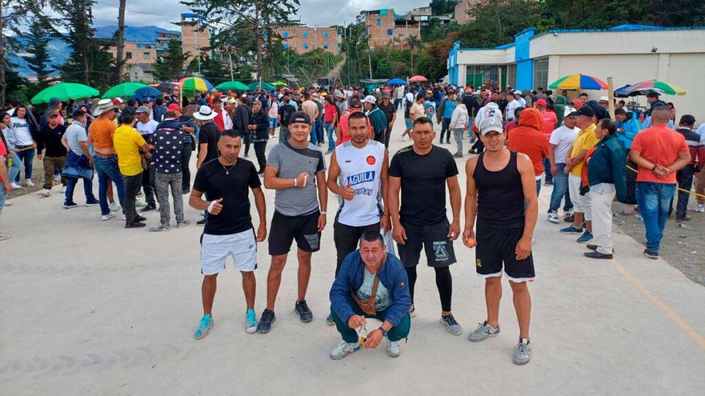 Equipo de chaza de Sandoná