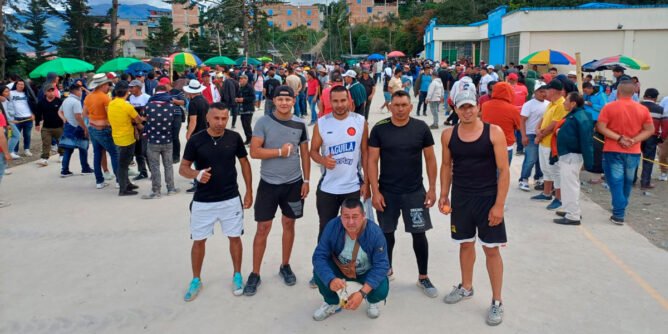 Equipo de chaza de Sandoná