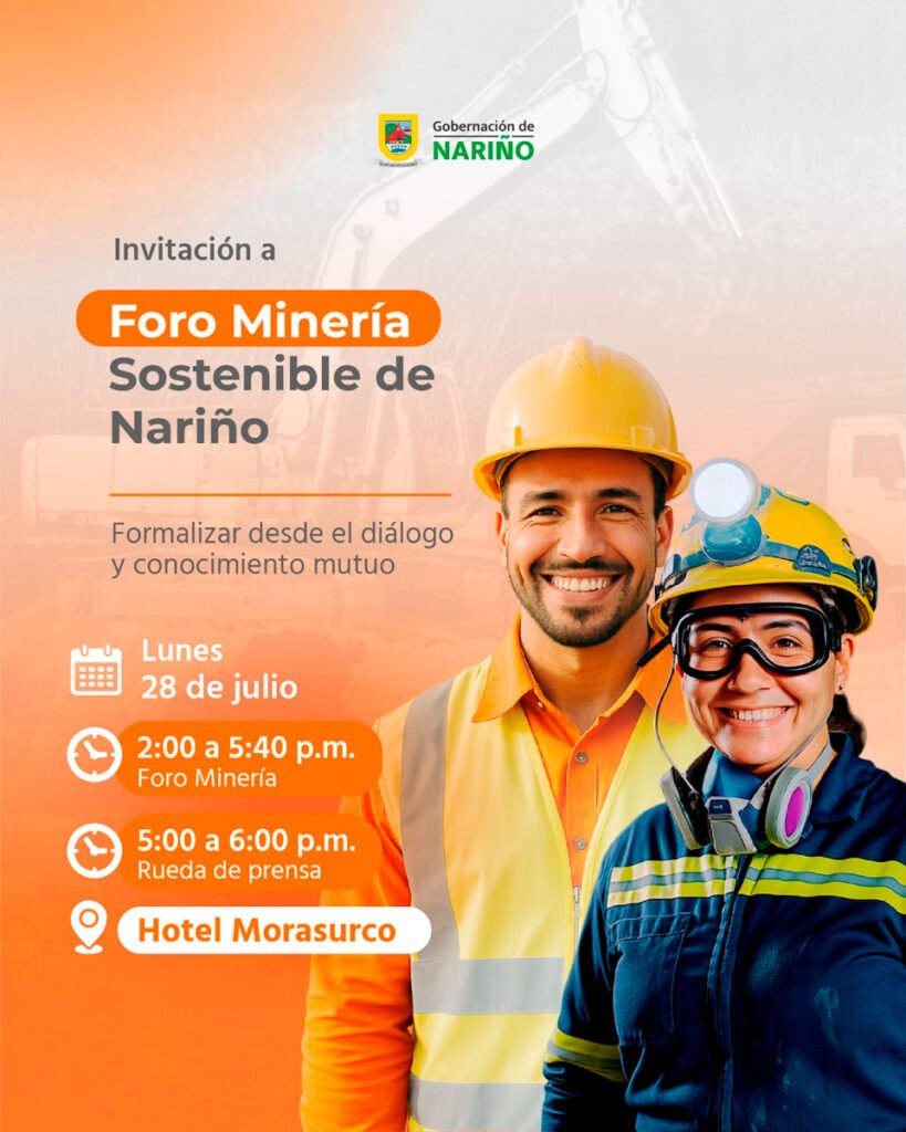 Foro Minería Sostenible en Nariño