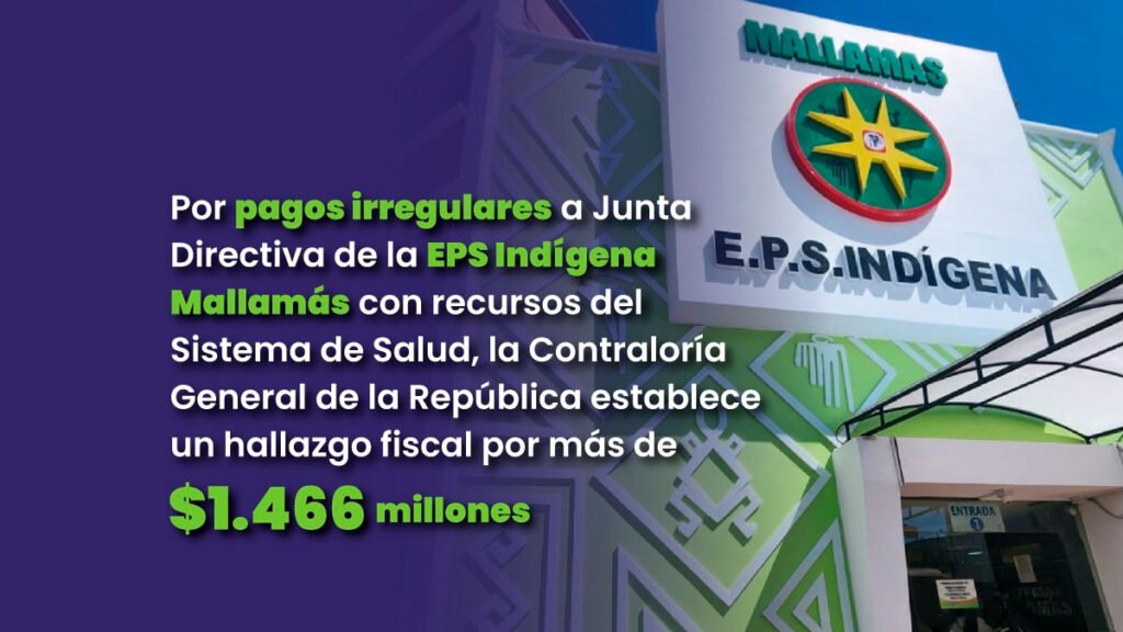 Hallazgo fiscal en la EPS Mallamás