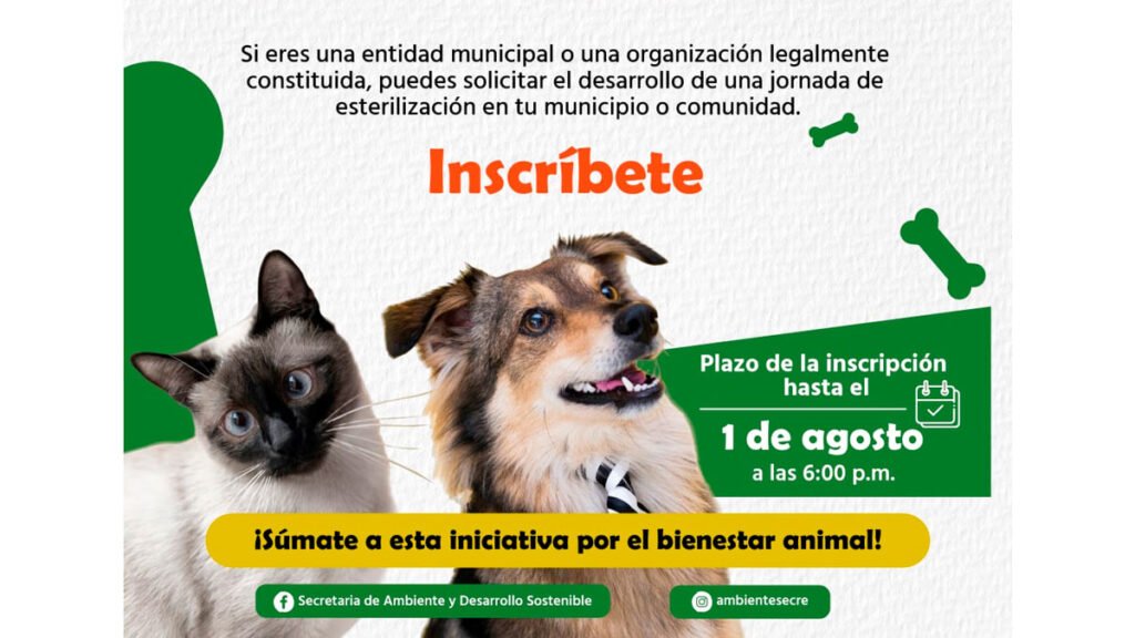 Jornada de esterilización de animales en Nariño