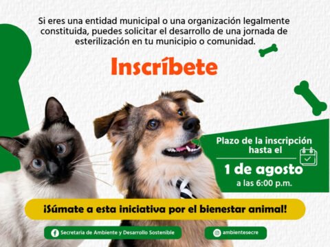 Jornada de esterilización de animales en Nariño