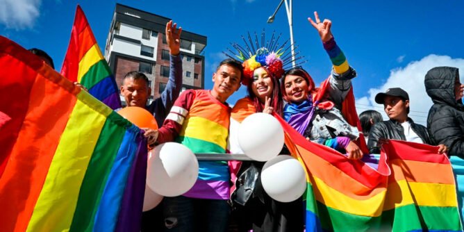 Marcha comunidades LGTBIQ+ en Pasto
