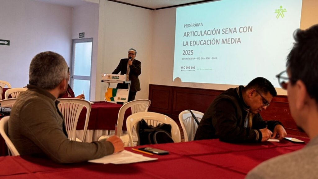 Reunión de funcionarios del Sena con rectores de Nariño