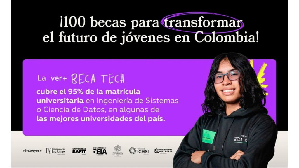 100 becas en Colombia