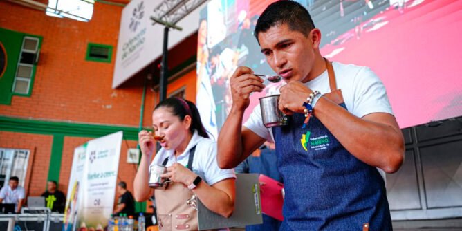 Catación de café en La Unión, Nariño