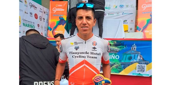 Hernán Aguirre, ciclista nariñense