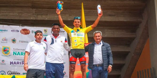 Hernán Aguirre, líder de la Vuelta a Nariño