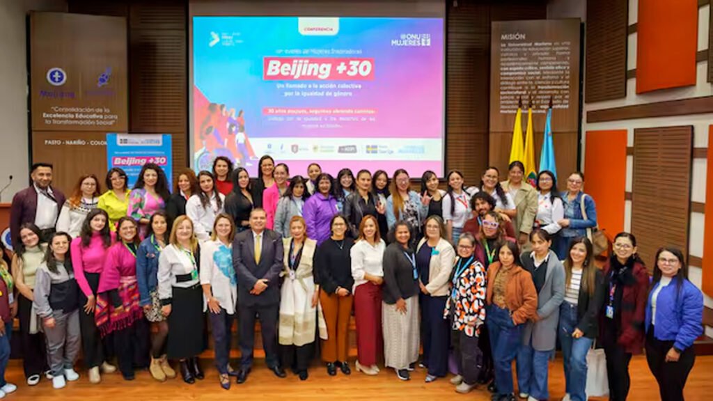 Mujeres nariñenses conmemoraron la plataforma de Beijing