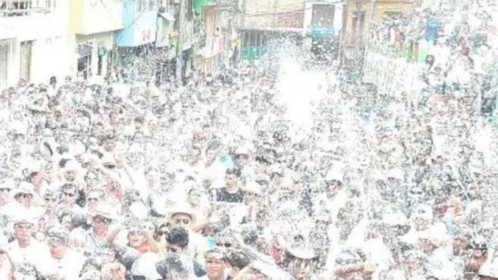 Prohibieron el talco en el carnaval de Yacuanquer