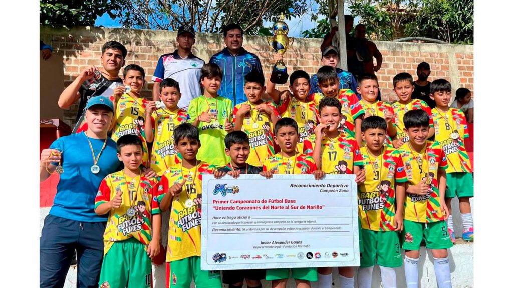 Equipo infantil de Sandoná, campeón del zonal en Consacá