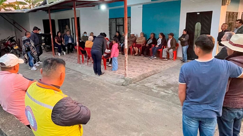 Socialización alcantarillado barrio Porvenir