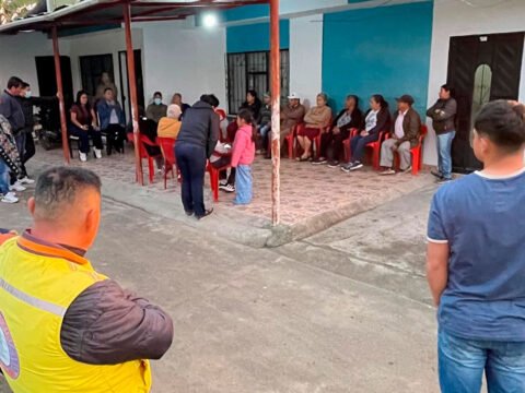 Socialización alcantarillado barrio Porvenir