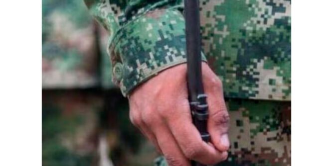 Soldado del Ejército Nacional