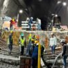 Trabajos en el túnel de Daza