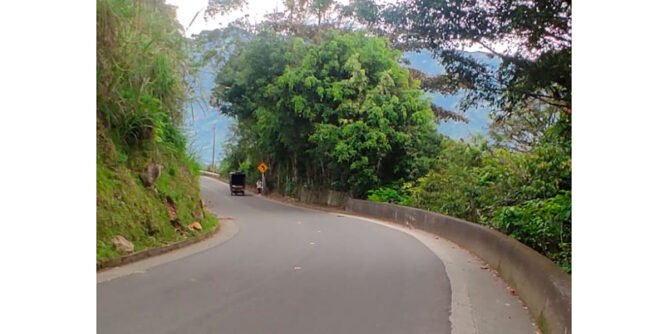 Líder comunitario denuncia deficiencias en iluminación y señalización en la vía a Villa Cafelina