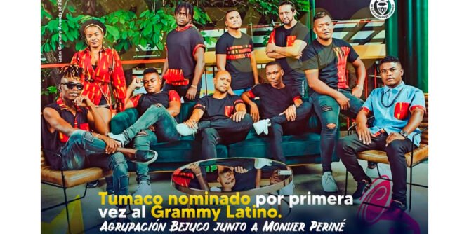 Agrupación Bejúco de Tumaco, nominada a los Grammy Latinos