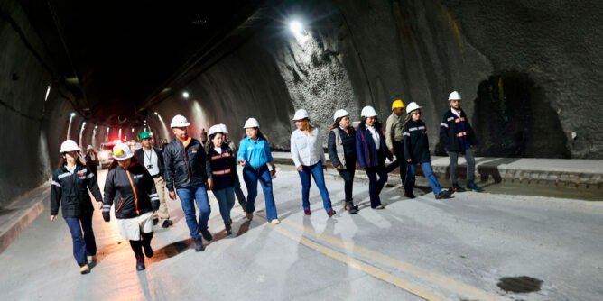 Avance de las obras del túnel de Daza
