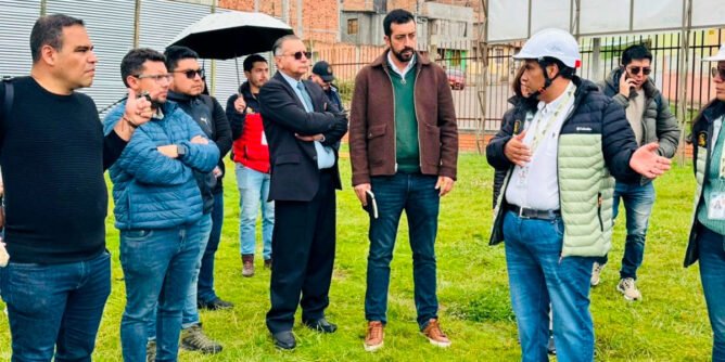 Construcción de bloques de la Universidad de Nariño en Ipiales