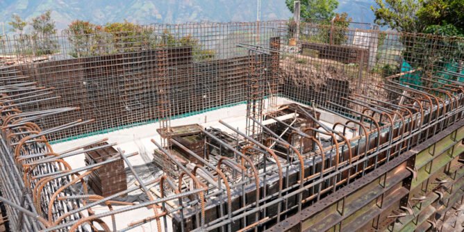 Construcción de tanque de Acualoma