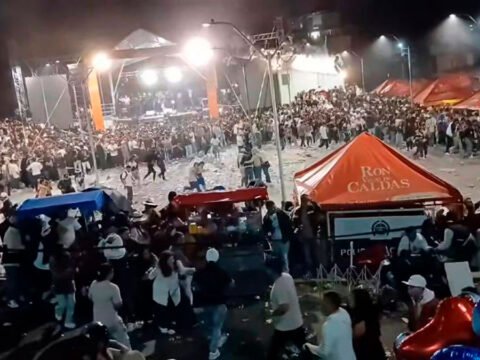 Disturbios en La Florida, en la presentación de Luis Alberto Posada,