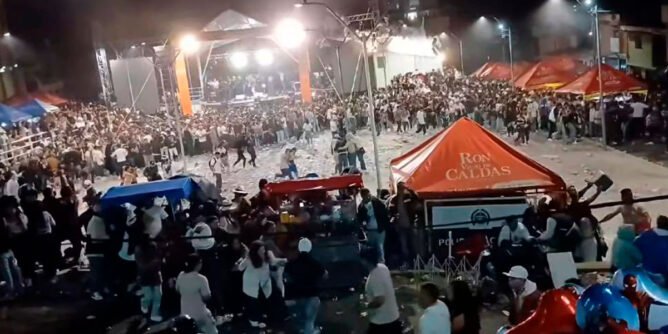 Disturbios en La Florida, en la presentación de Luis Alberto Posada,