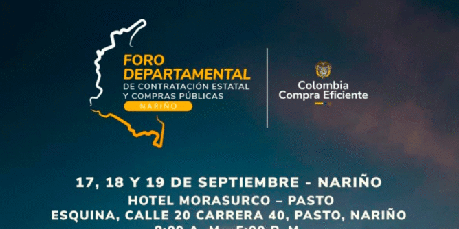 Foro contratación estatal y compras públicas