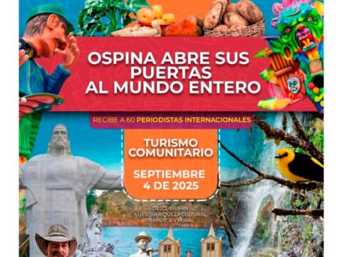 Ospina recibirá a periodistas de la Organización Mundial de Periodismo Turístico