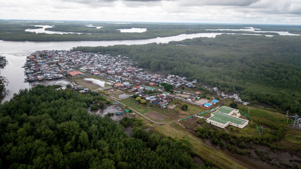 Panorámica de Mosquera, Nariño
