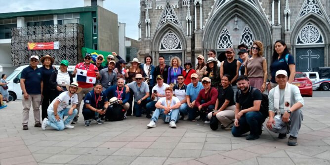 Periodistas internacionales en Sandoná