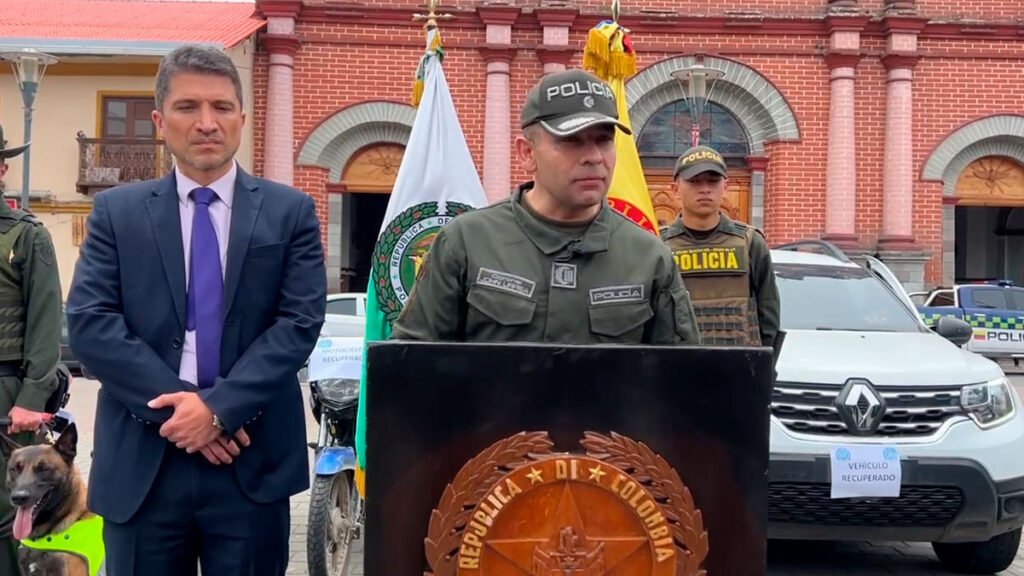 Policía entrega informe en Ipiales