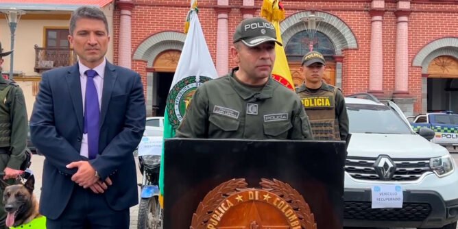 Policía entrega informe en Ipiales