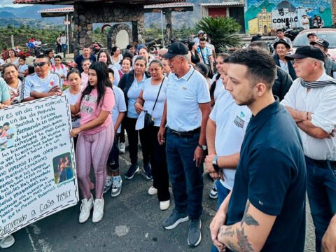 Recibimiento del soldado Yimer Andrés Coral Gómez