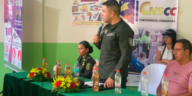 Comandante de la Policía Nariño en Tunja Grande, La Florida