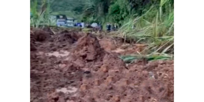 Deslizamiento en Mallama, Nariño