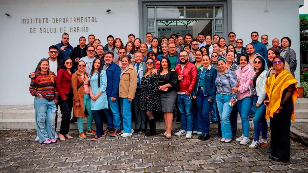 Funcionarios del Instituto Departamental de Salud de Nariño